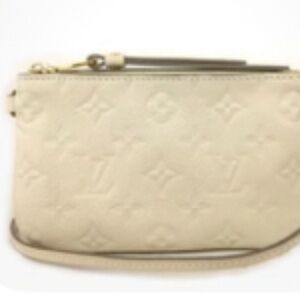 Louis Vuitton Pouchette Beige Monogram Empreinte **New**